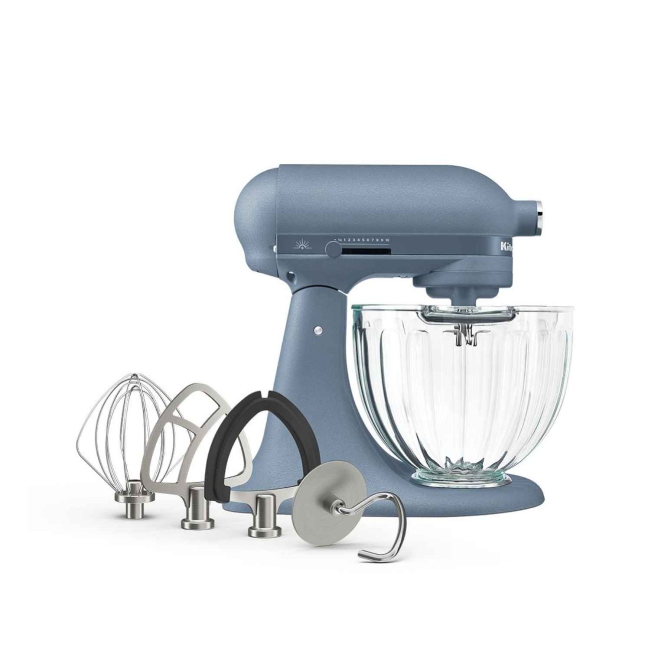 KitchenAid Μιξερ 4,7 λτ Blue Peppercorn γυάλινος κάδος σειρά Artisan Plus Design 2026 Μίξερ