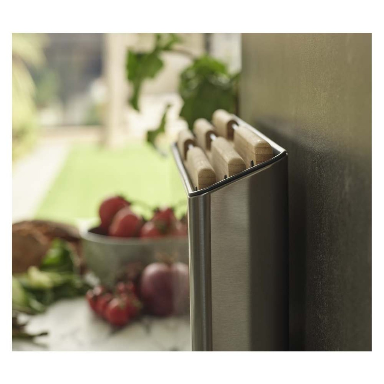 Joseph Joseph Βάσεις κοπής σετ 4τεμ. ασημί/Bamboo σειρά Folio Steel  BBQ Party