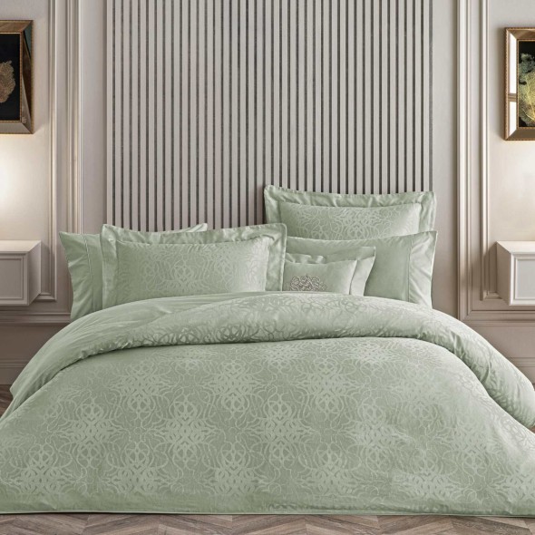 Valeron Σετ σεντόνια 240x260εκ/270x290εκ. & 2 μαξιλαροθήκες χακί σειρά Valois Valeron Σετ σεντόνια 240x260εκ/270x290εκ. & 2 μαξιλαροθήκες χακί σειρά Valois
