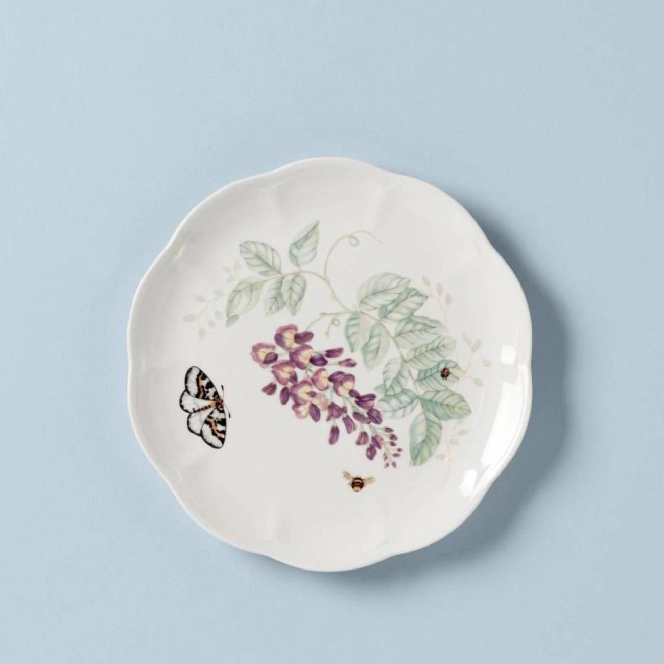 Lenox Πιάτο φαγητού Accent 23εκ. Blue Butterfly σειρά Butterfly Meadow Πιάτα