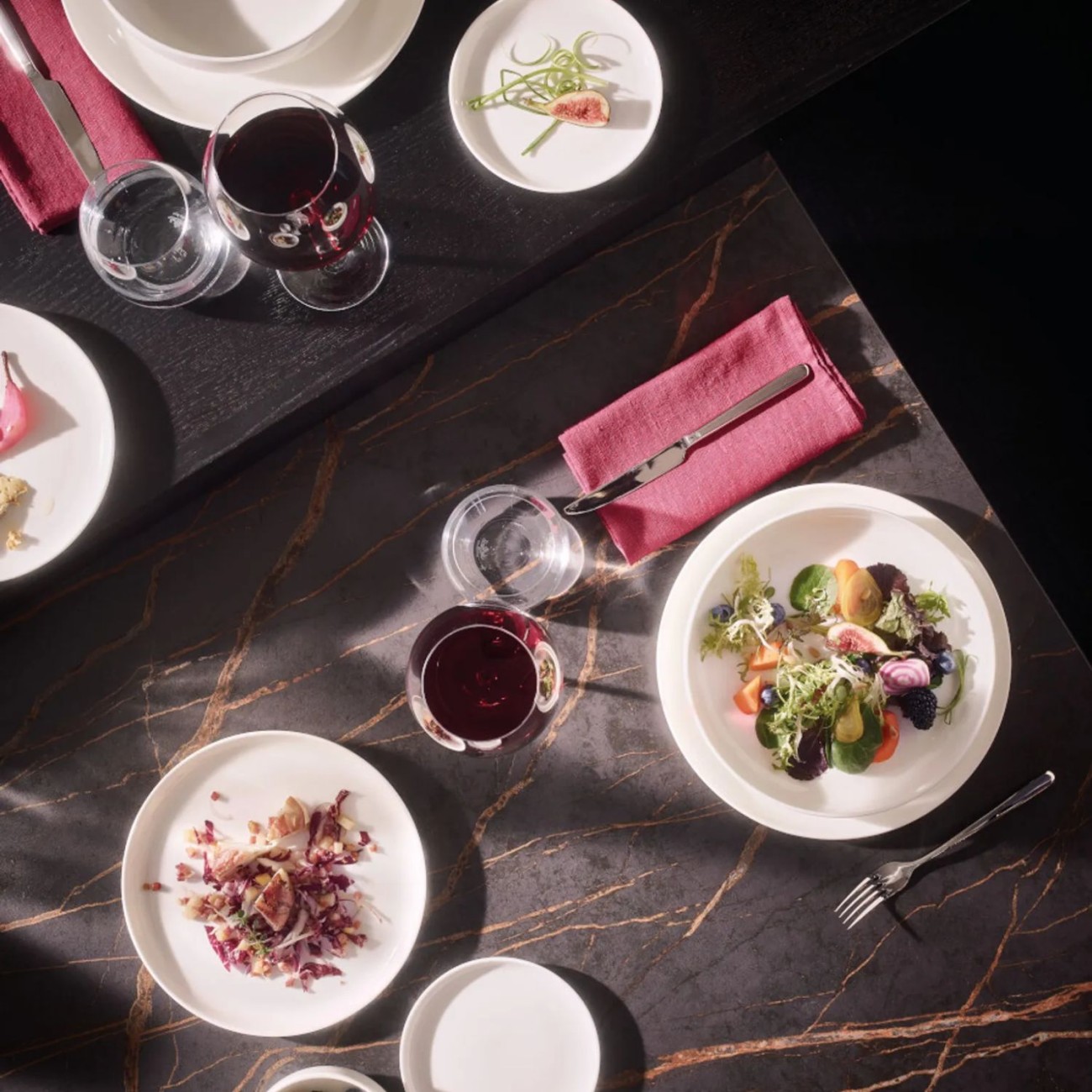 Rosenthal Σετ φαγητού 18 τεμ. σειρά Jade Lift White Σετ Πιάτων