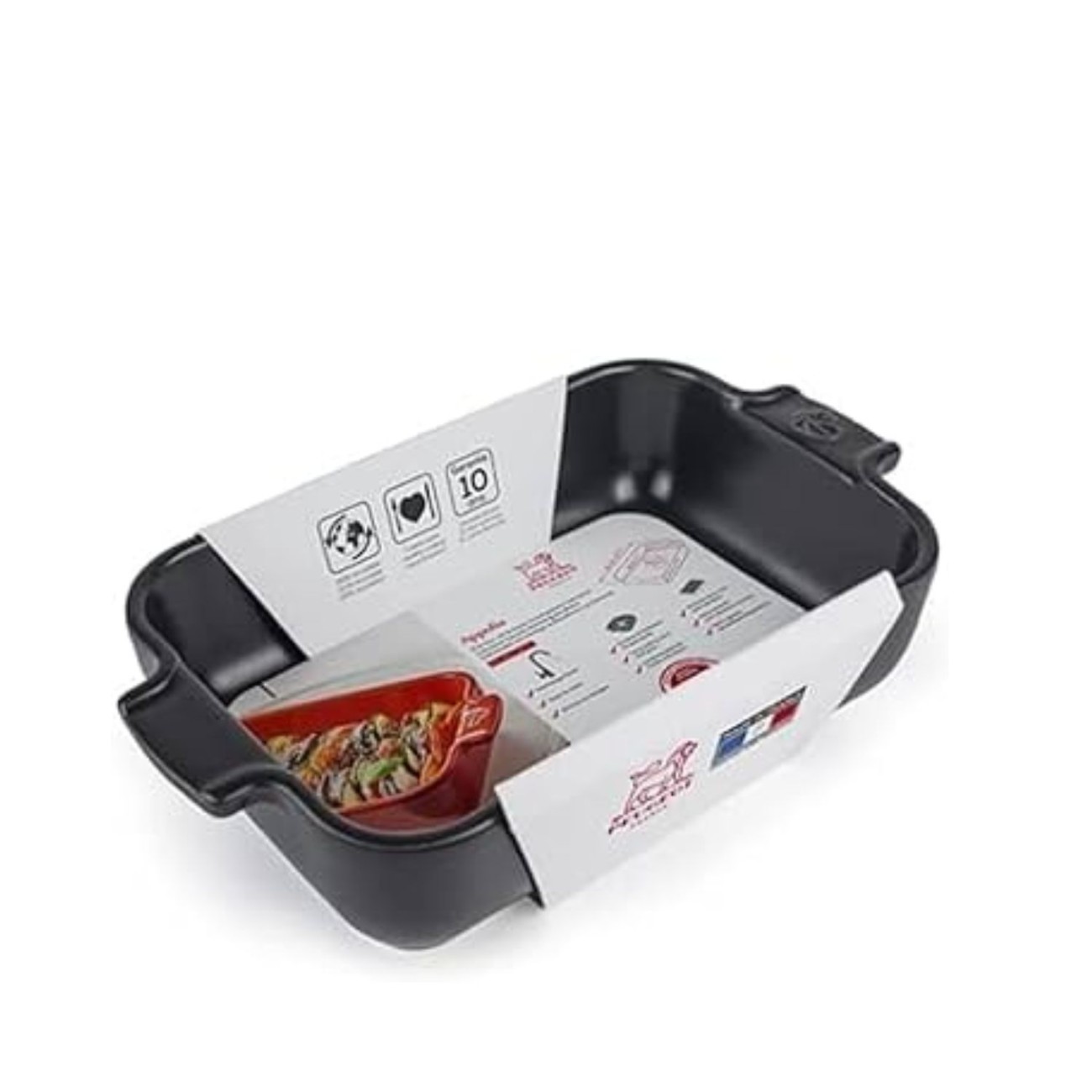 Peugeot Σκεύος παραλληλόγραμμο 22 εκ. Slate σειρά Appolia Πυρίμαχα Σκεύη - Ταψιά