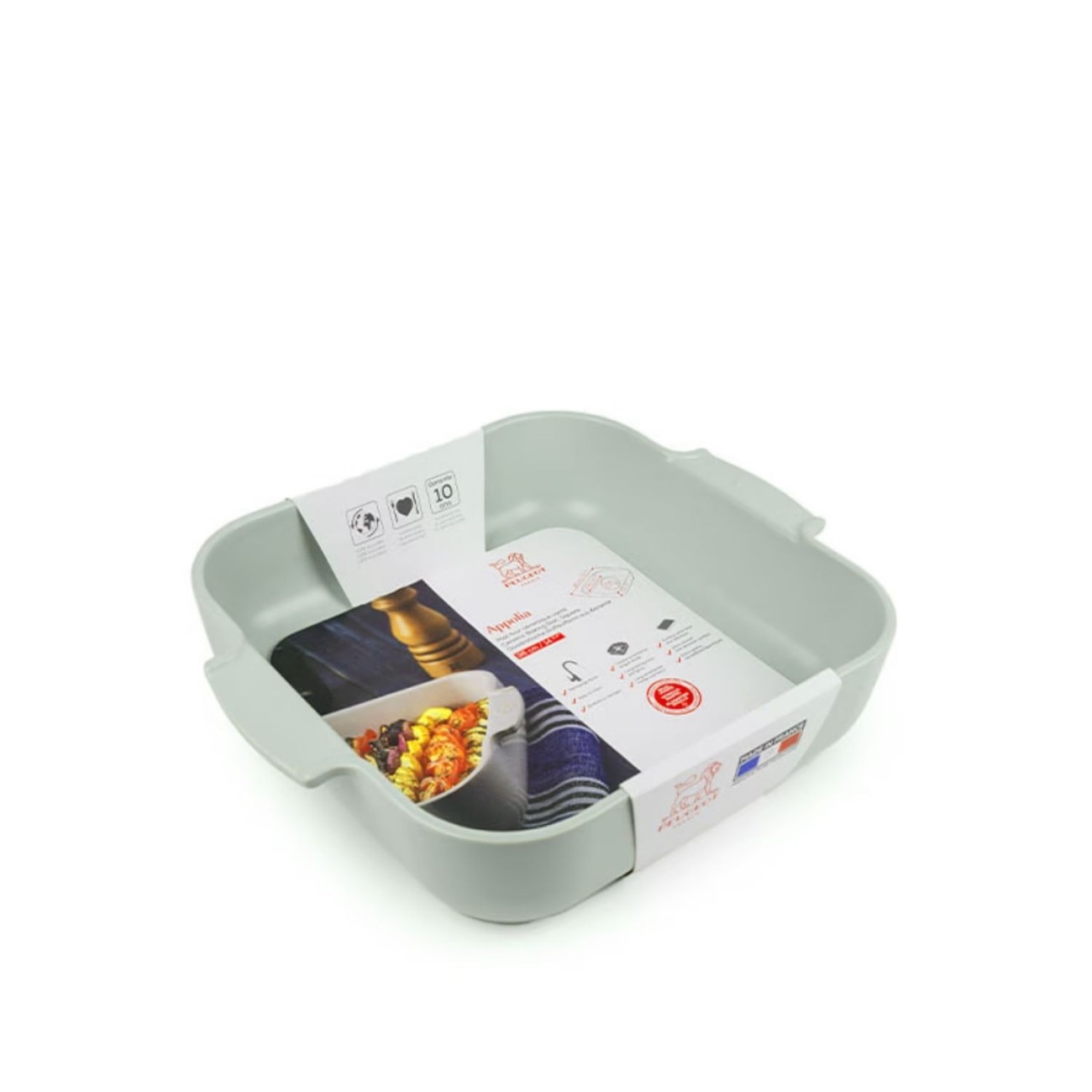 Peugeot Σκεύος τετράγωνο 36 εκ Sage Green σειρά Appolia Πυρίμαχα Σκεύη - Ταψιά