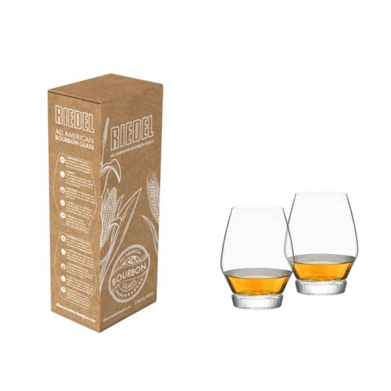Riedel Σετ 2 τεμ. ποτήρι bourbon 250 ccm σειρά All American Ποτήρια Ποτού