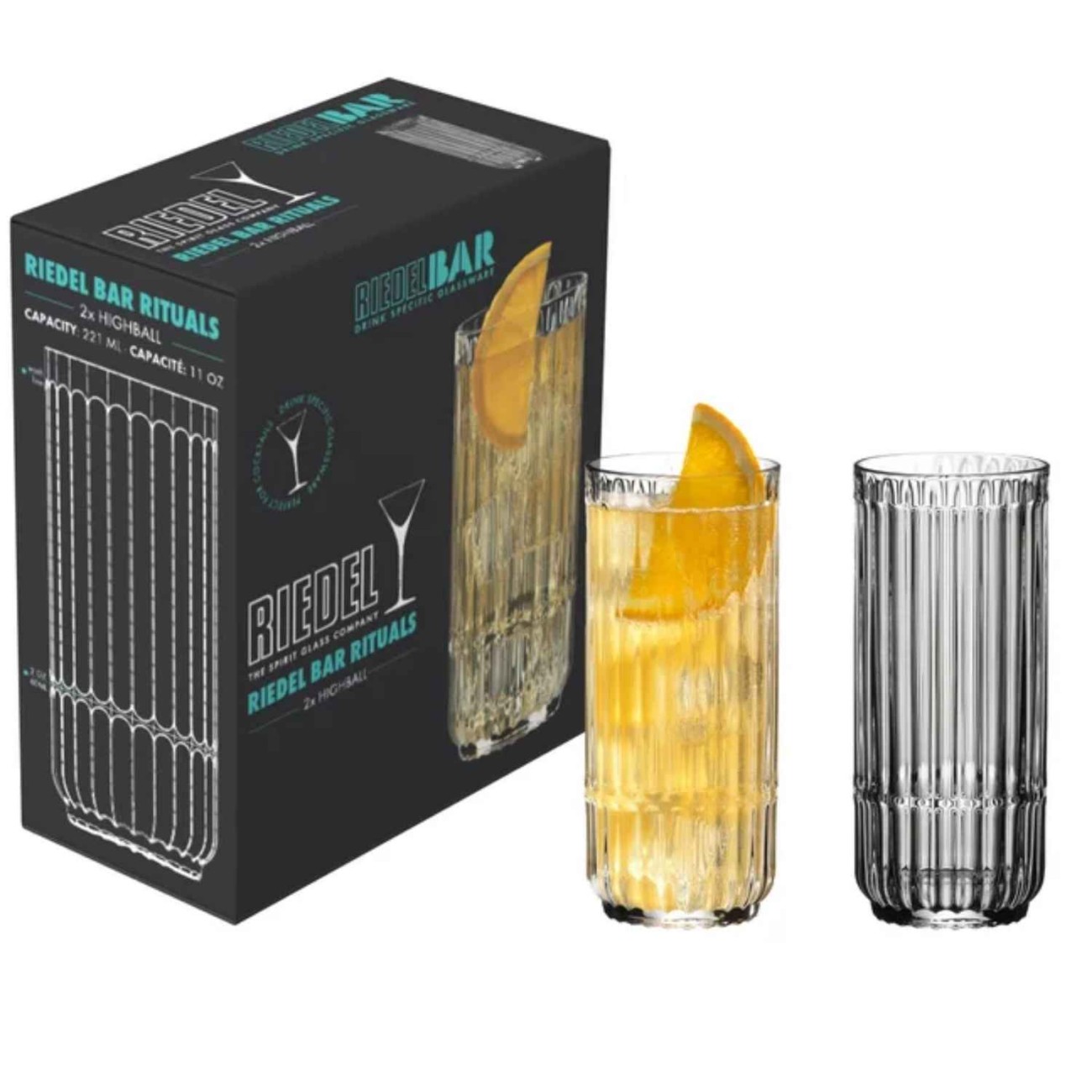 Riedel Σετ 2 τεμ. ποτήρι highball 321 ccm σειρά Bar Rituals Ποτήρια Ποτού