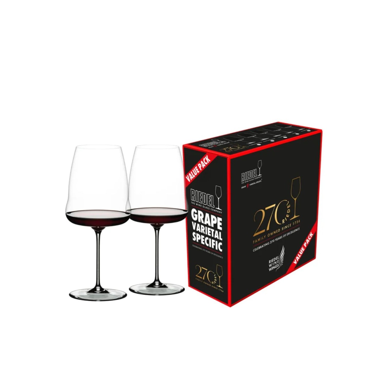 Riedel Σετ 2 τεμ. ποτήρια Syrah 865 ccm 270 Years σειρά WineWings Ποτήρια Κρασιού