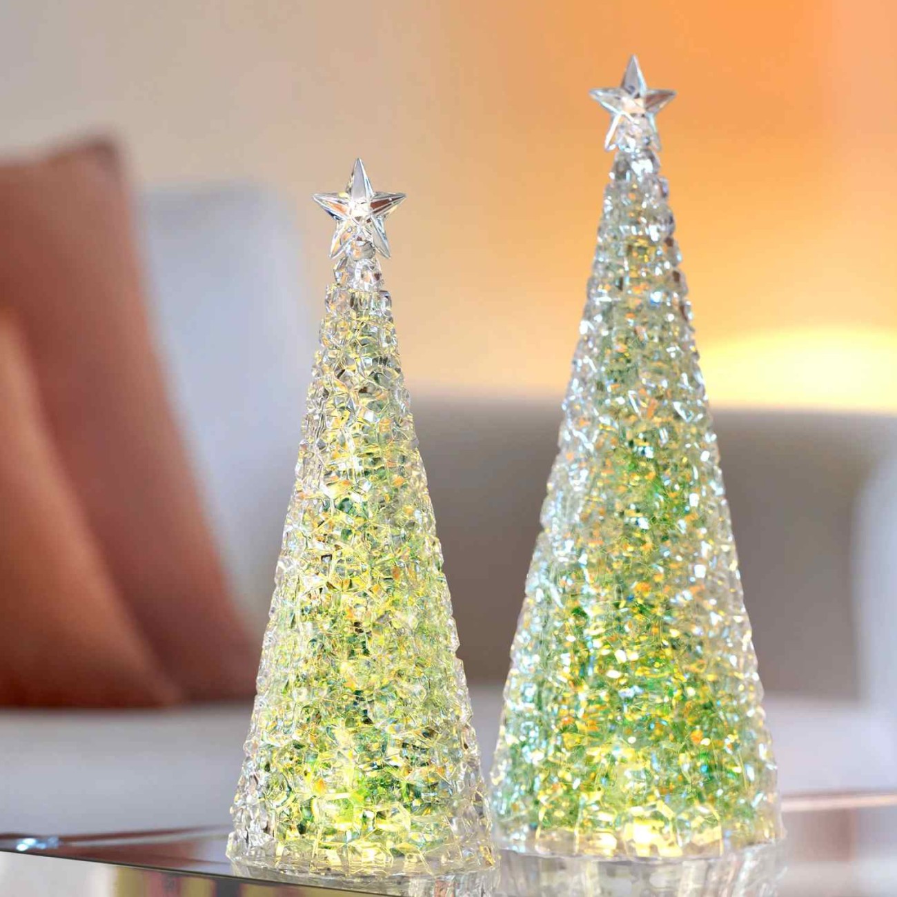 Sompex Φωτιστικό δένδρο 33 εκ. Green LED σειρά GLAMOR Χριστουγεννιάτικα
