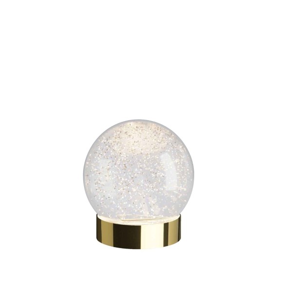 Sompex Χιονόμπαλα 13 εκ. Gold Led σειρά Glamor Sompex Χιονόμπαλα 13 εκ. Gold Led σειρά Glamor