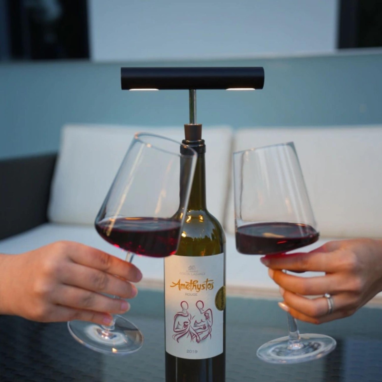 Sompex Λάμπα για μπουκάλι 10 εκ./1,0W Silver σειρά Korky Επιτραπέζια/Επαναφορτιζόμενα