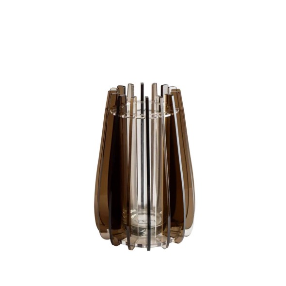 Vesta Βάζο Brown O15 x 24 εκ. σειρά Iride