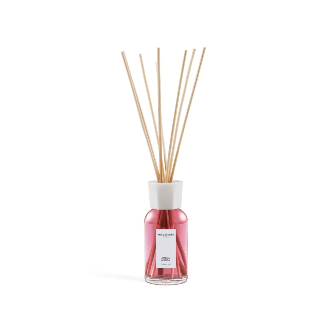 Millefiori Αρωματικά χώρου με στικς 250ml σειρά Ambra Rosa Milano Αρωματικά Στικς
