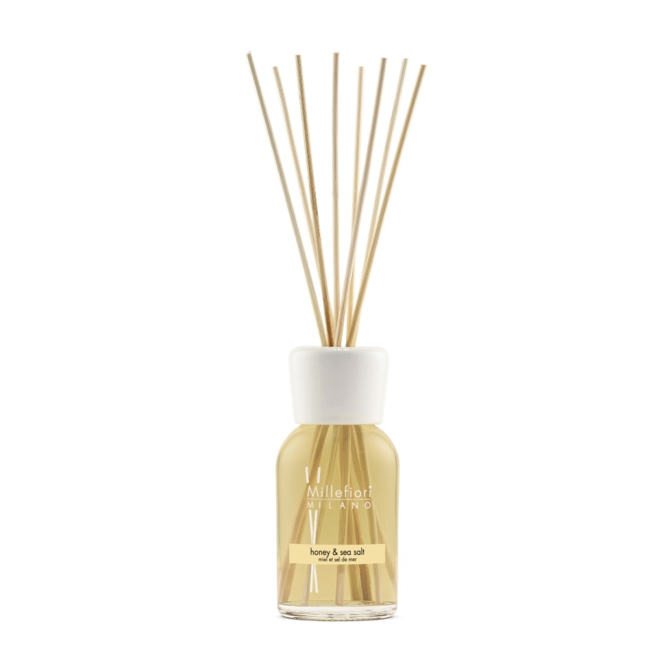 Millefiori Αρωματικά χώρου με στικς 250ml σειρά Μέλι & Θαλασσινό αλάτι Milano   Αρωματικά Στικς