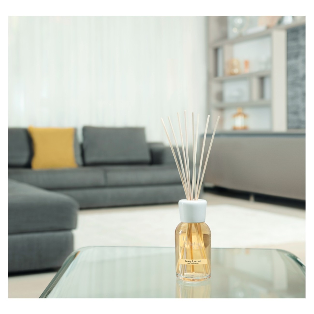 Millefiori Αρωματικά χώρου με στικς 250ml σειρά Μέλι & Θαλασσινό αλάτι Milano   Αρωματικά Στικς
