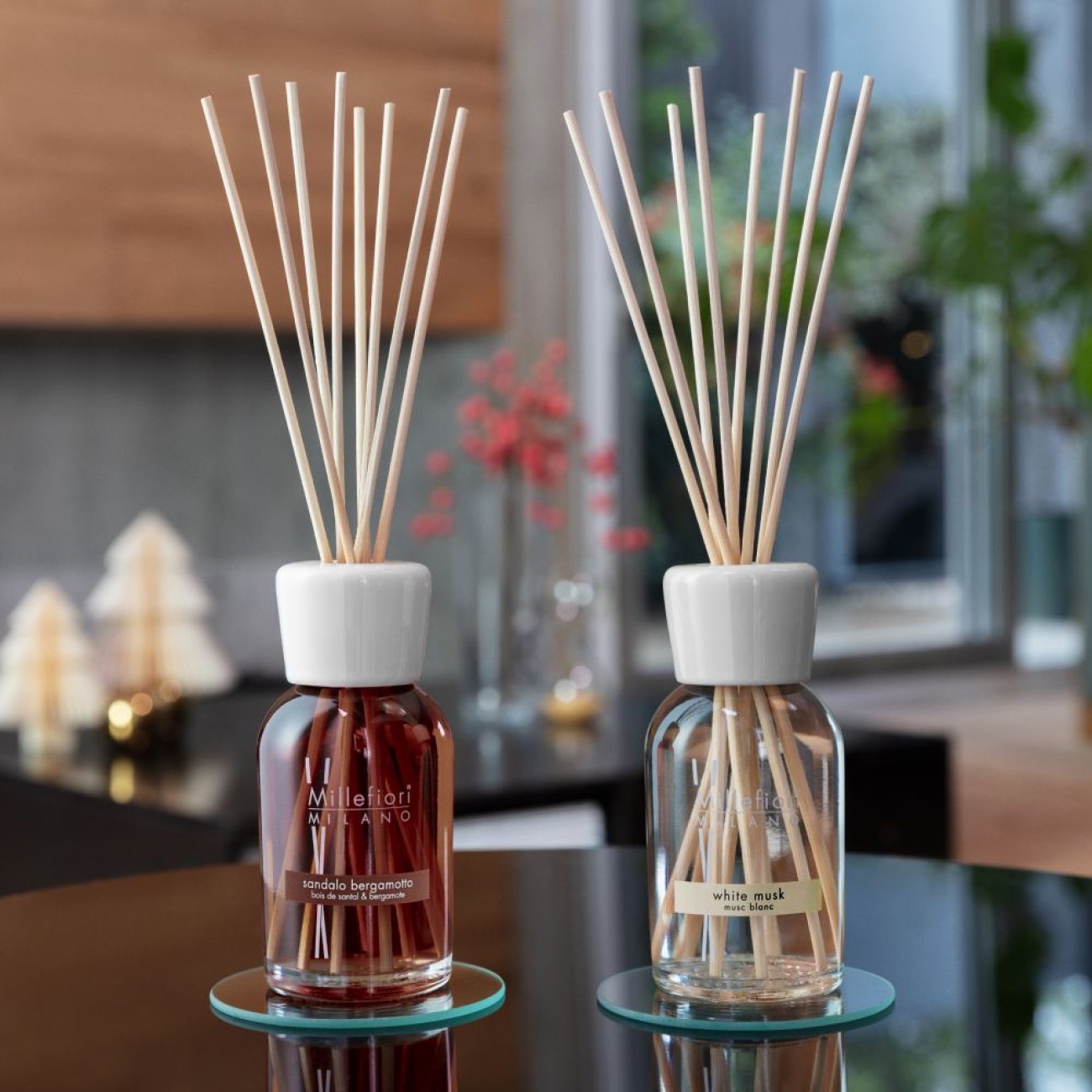 Millefiori Αρωματικά χώρου με στικς 250ml σειρά White Musk Milano Αρωματικά Στικς