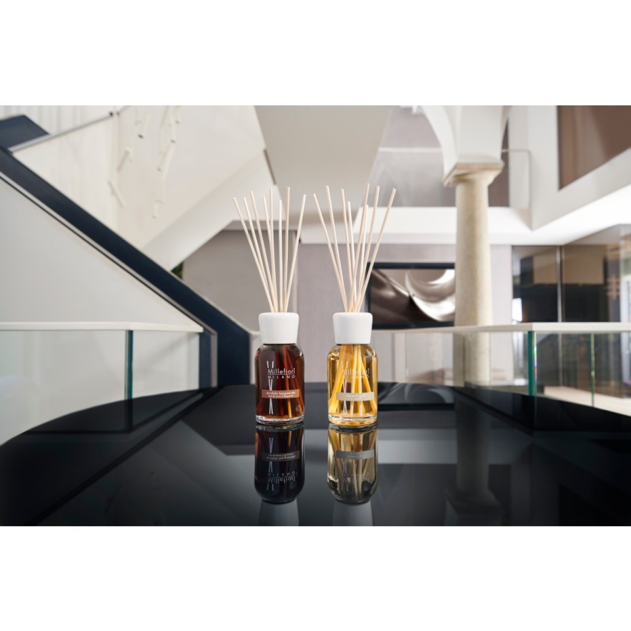 Millefiori Αρωματικά χώρου με στικς 100ml σειρά Cold water Milano    Αρωματικά Στικς