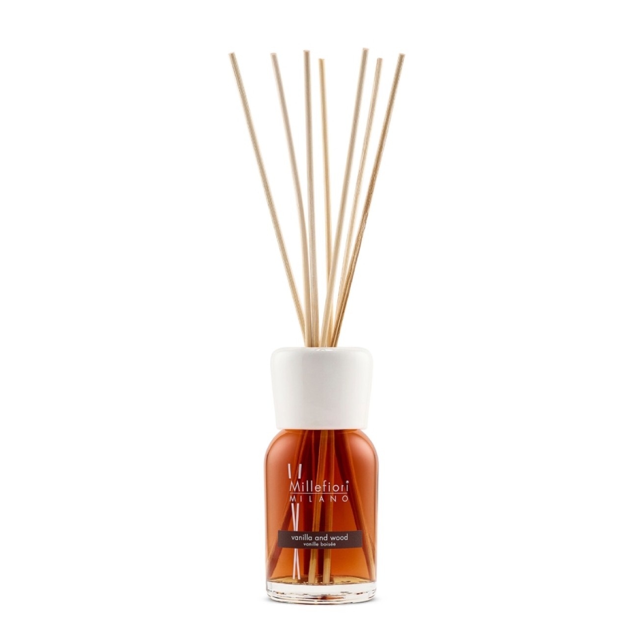 Millefiori Αρωματικά χώρου με στικς 100ml σειρά Βανίλια & Ξύλο Milano Αρωματικά Στικς
