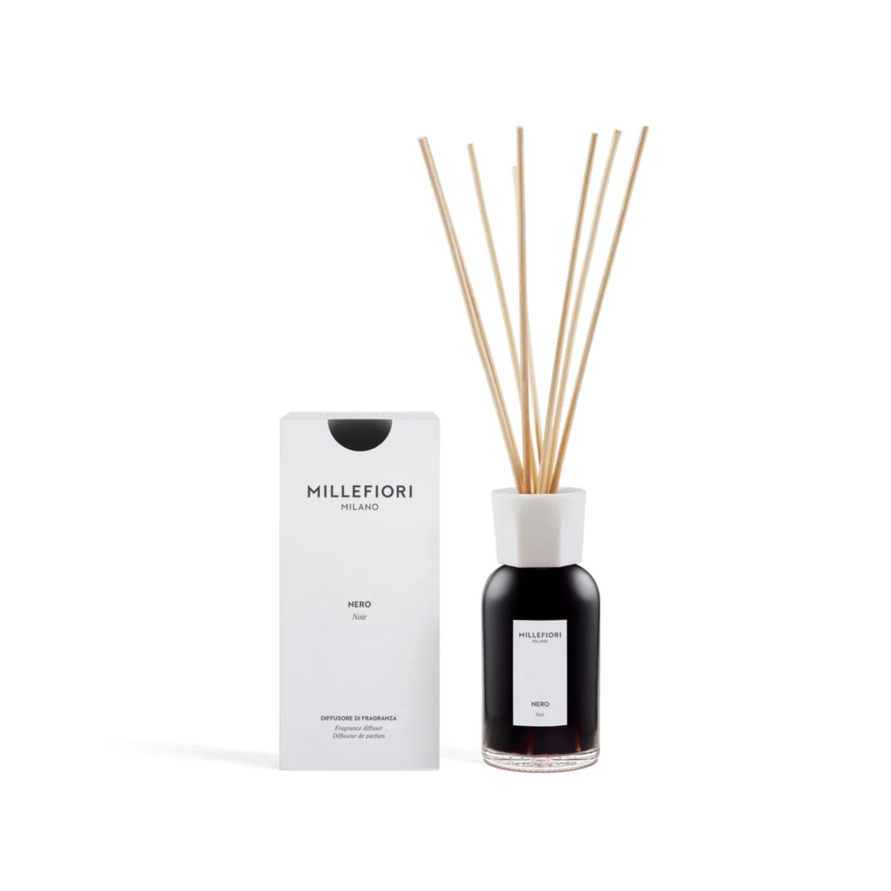 Millefiori Αρωματικά χώρου με στικς 100ml σειρά Nero Milano Αρωματικά Στικς