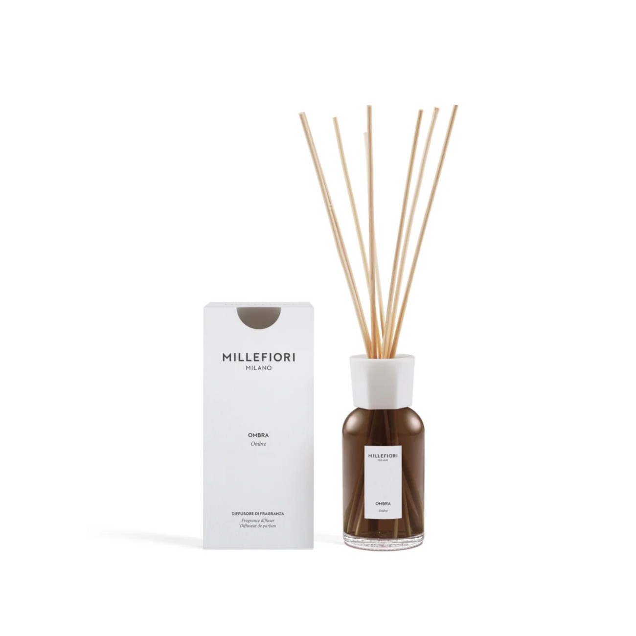 Millefiori Αρωματικά χώρου με στικς 100ml σειρά Ombra Milano Αρωματικά Στικς