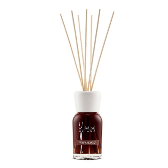 Millefiori Αρωματικά χώρου με στικς 100ml σειρά Σανδαλόξυλο και Περγαμόντο Milano   
