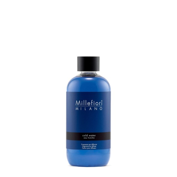 Millefiori Refill/Ανταλλακτικό Αρωματικού χώρου 250ml σειρά Cold water Milano   
