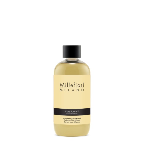 Millefiori Refill/Ανταλλακτικό Αρωματικού χώρου 250ml σειρά Μέλι & Θαλασσινό αλάτι Milano  
