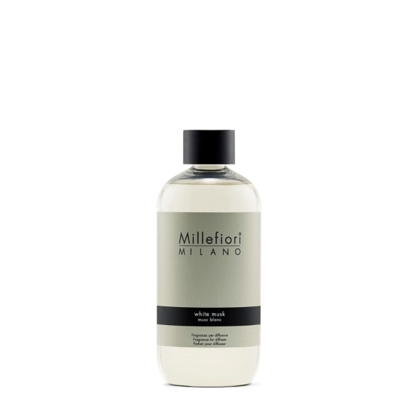 Millefiori Refill/Ανταλλακτικό Αρωματικού χώρου 250ml σειρά White Musk Milano
