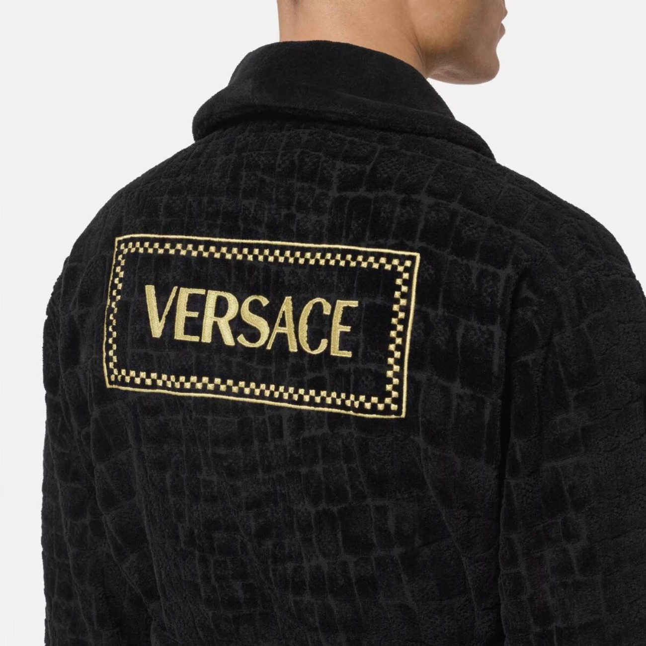 Versace Μπουρνούζι μαύρο extra large σειρά Medusa 95 Μπουρνούζια
