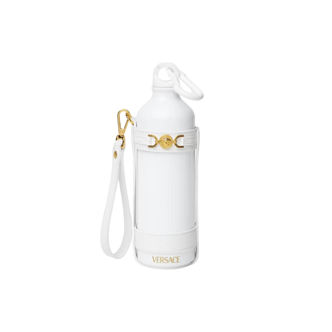 Versace Μπουκάλι θερμός 500ml & δερμάτινη θήκη λευκό σειρά Medusa 95 by Rosenthal/Versace