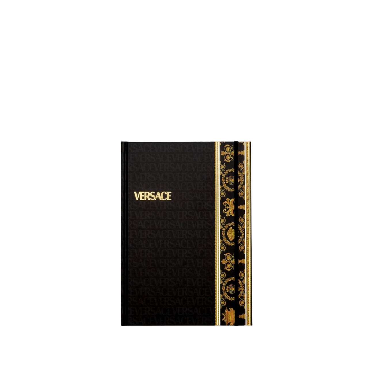 Versace Σημειωματάριο μαύρο/χρυσό σειρά Heart Baroque  Νέα Είδη