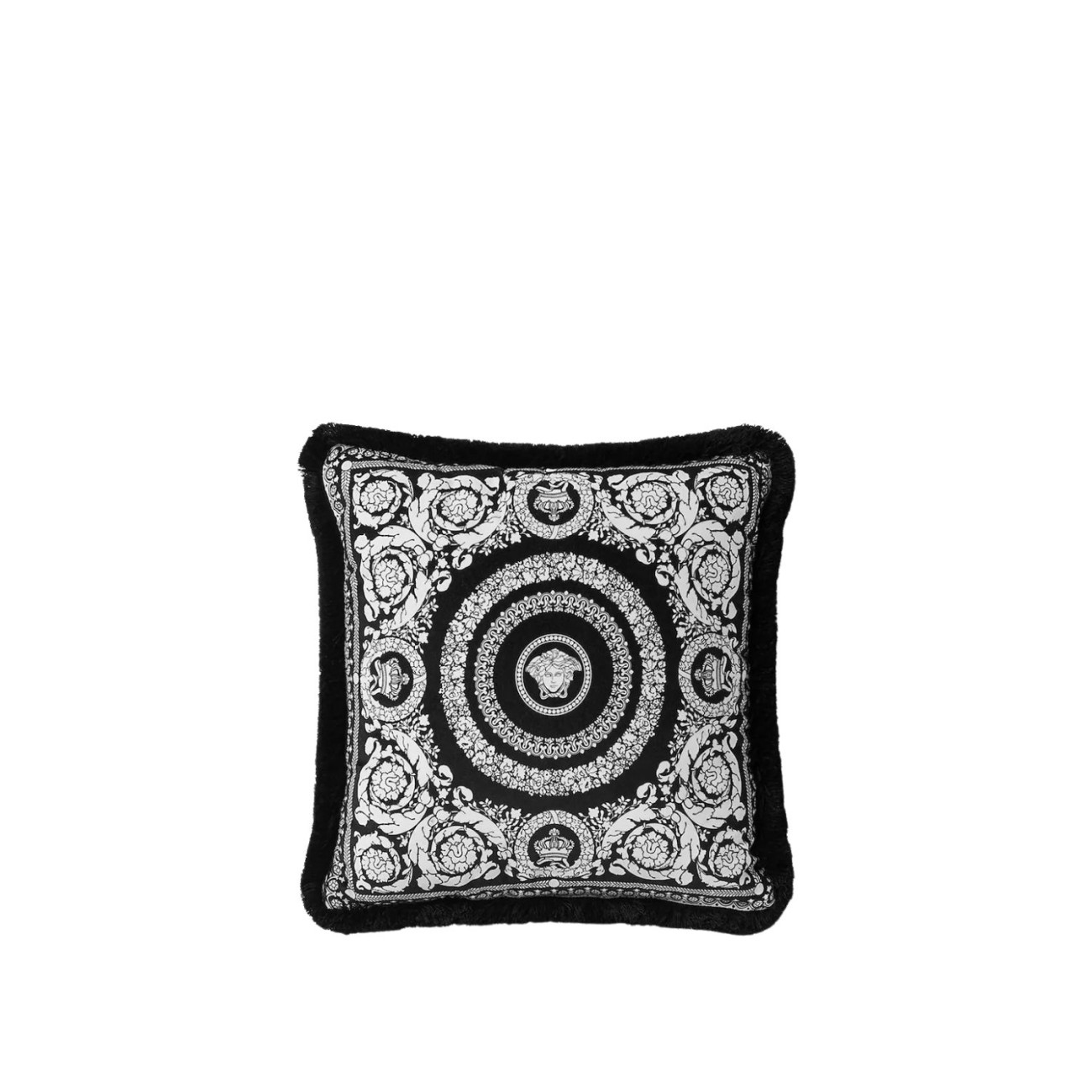 Versace Μαξιλάρι διακοσμητικό 45x45cm μαύρο σειρά Crete de fleur Μαξιλάρια/Throws