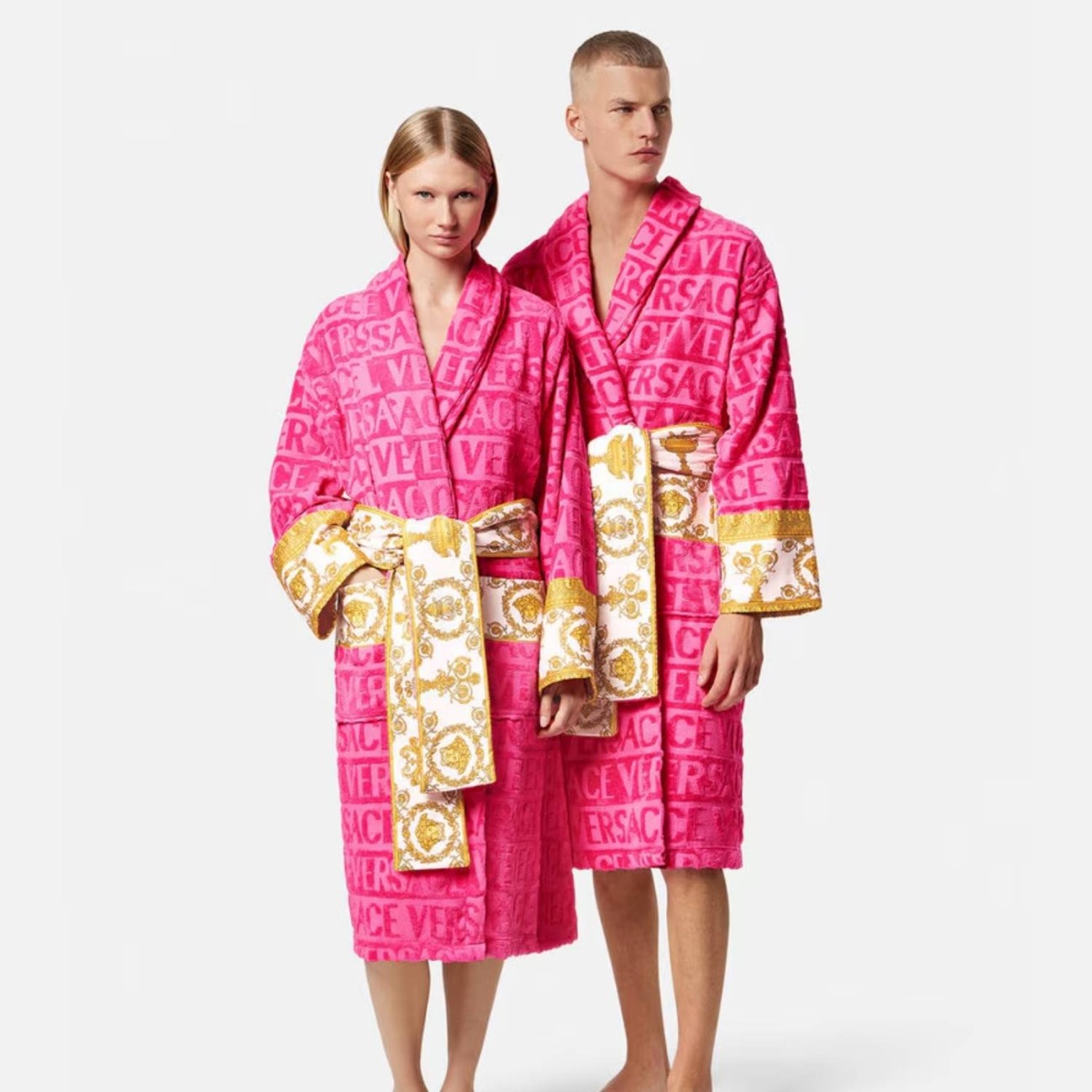 Versace Μπουρνούζι φούξια medium σειρά I Heart Baroque Μπουρνούζια