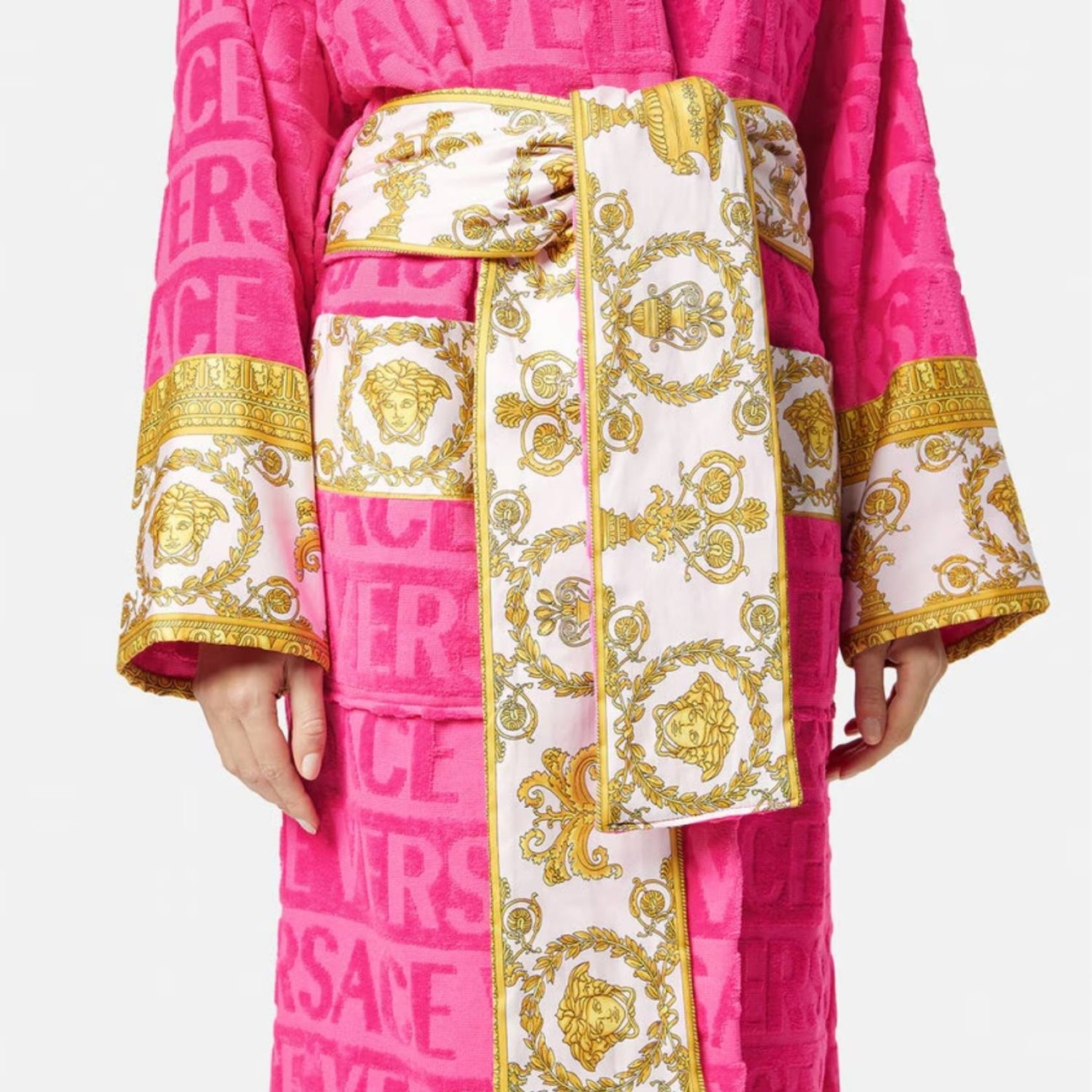 Versace Μπουρνούζι φούξια medium σειρά I Heart Baroque Μπουρνούζια