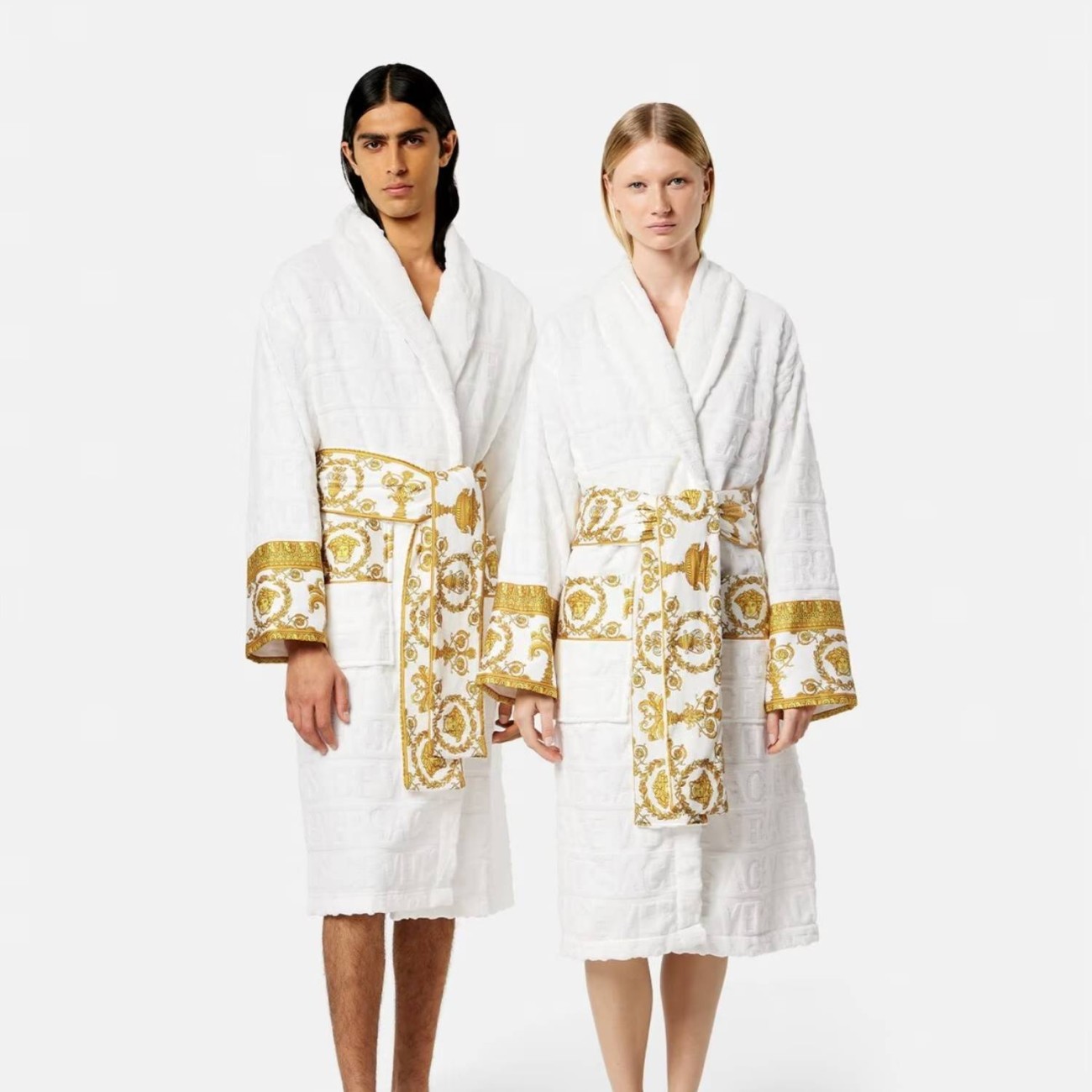 Versace Μπουρνούζι λευκό large σειρά I Heart Baroque Μπουρνούζια