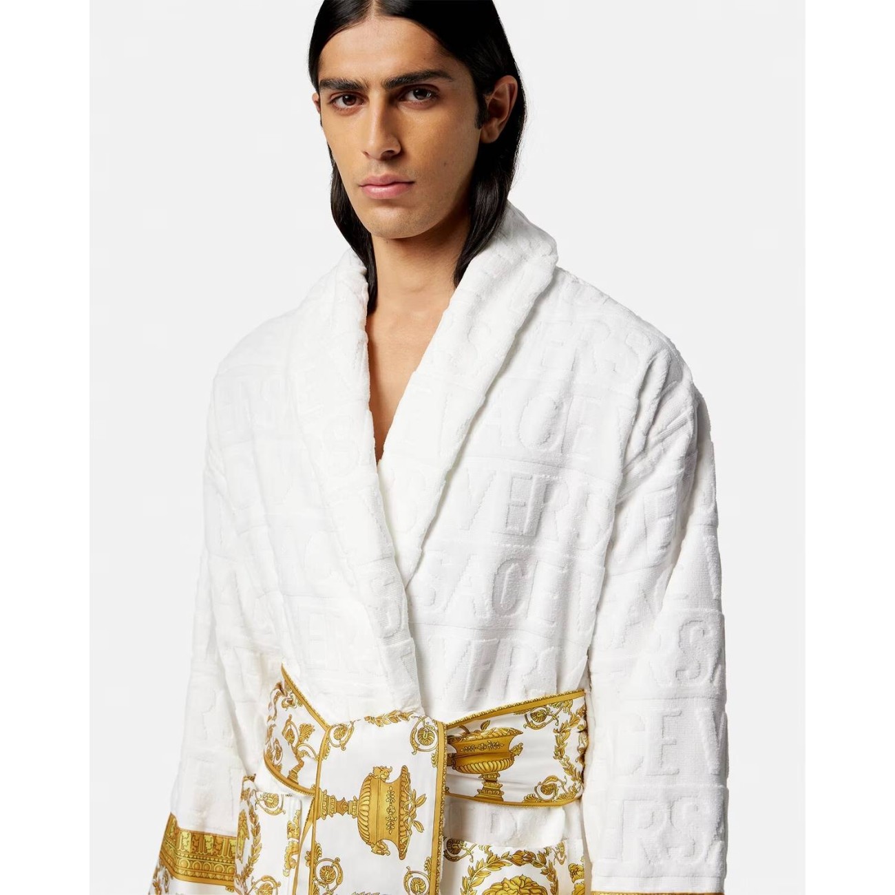 Versace Μπουρνούζι λευκό large σειρά I Heart Baroque Μπουρνούζια