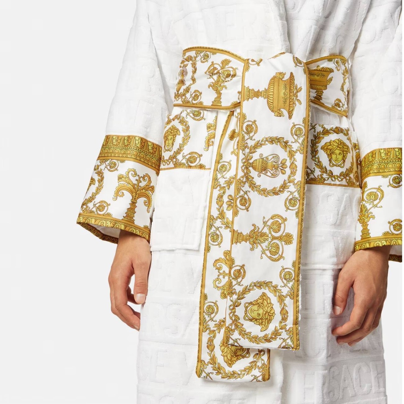 Versace Μπουρνούζι λευκό large σειρά I Heart Baroque Μπουρνούζια