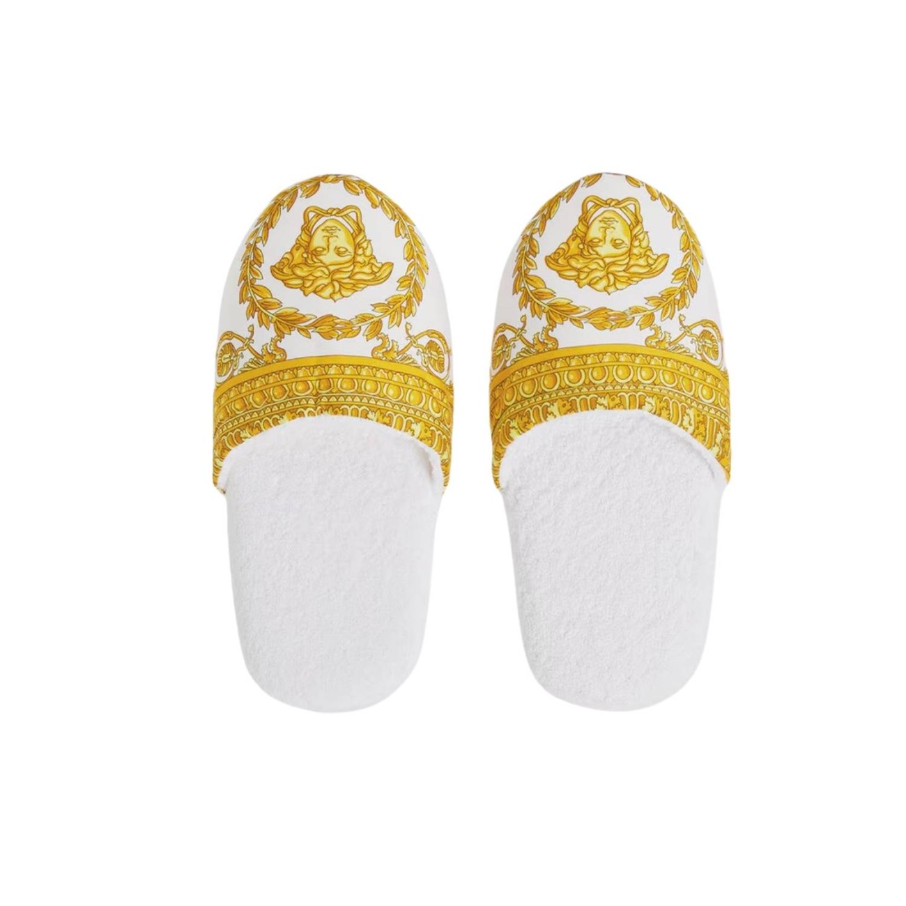 Versace Παντόφλες λευκό medium σειρά I Heart Baroque Μπουρνούζια