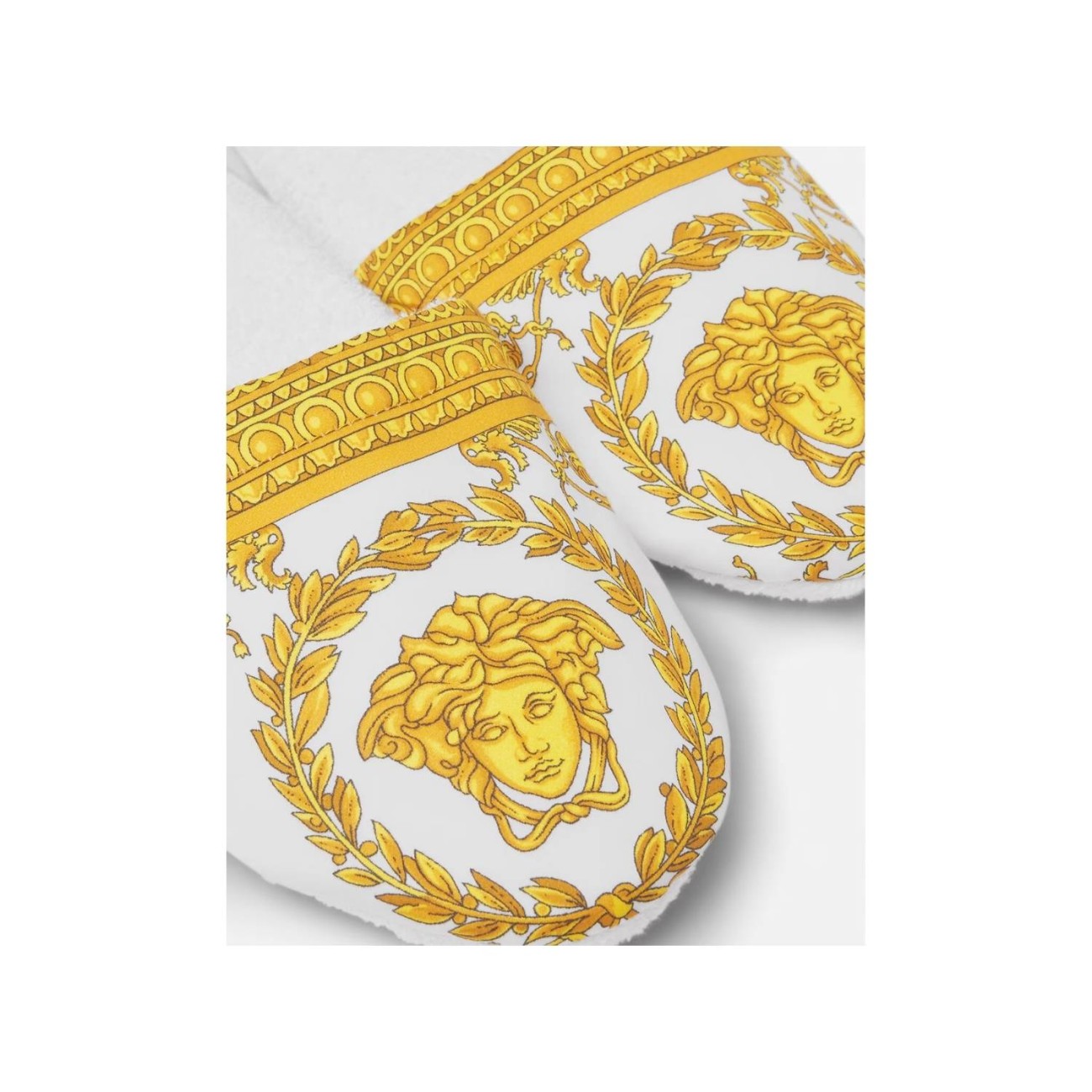 Versace Παντόφλες λευκό medium σειρά I Heart Baroque Μπουρνούζια