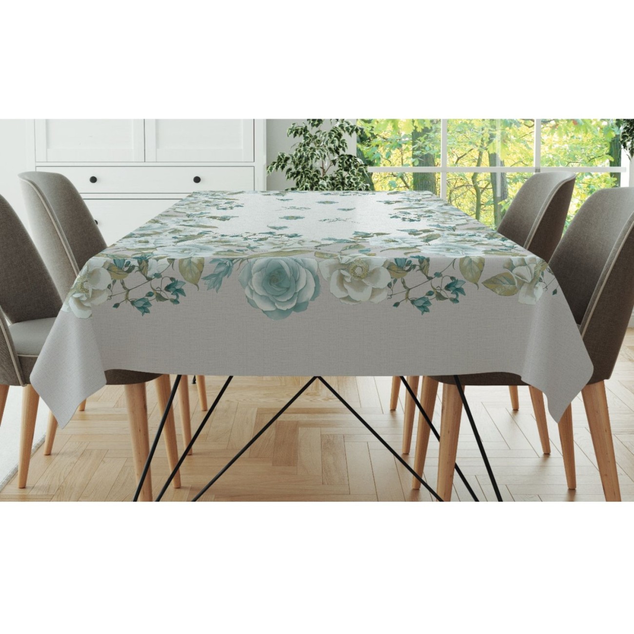 Vingi Ricami Τραπεζομάντηλο 160x260cm λινό σειρά Linen 01 Τραπεζομάντηλα/Runner/Χαρτοπετσέτες
