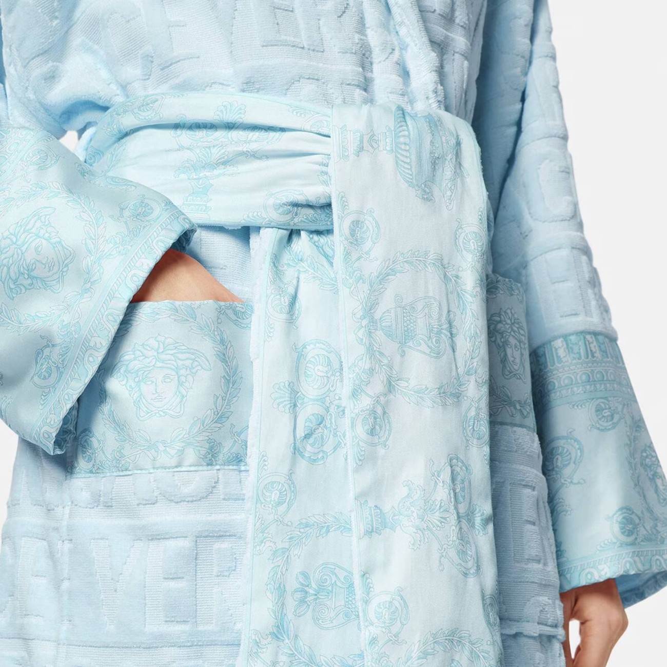 Versace Μπουρνούζι μπλε large σειρά I Heart Baroque Μπουρνούζια