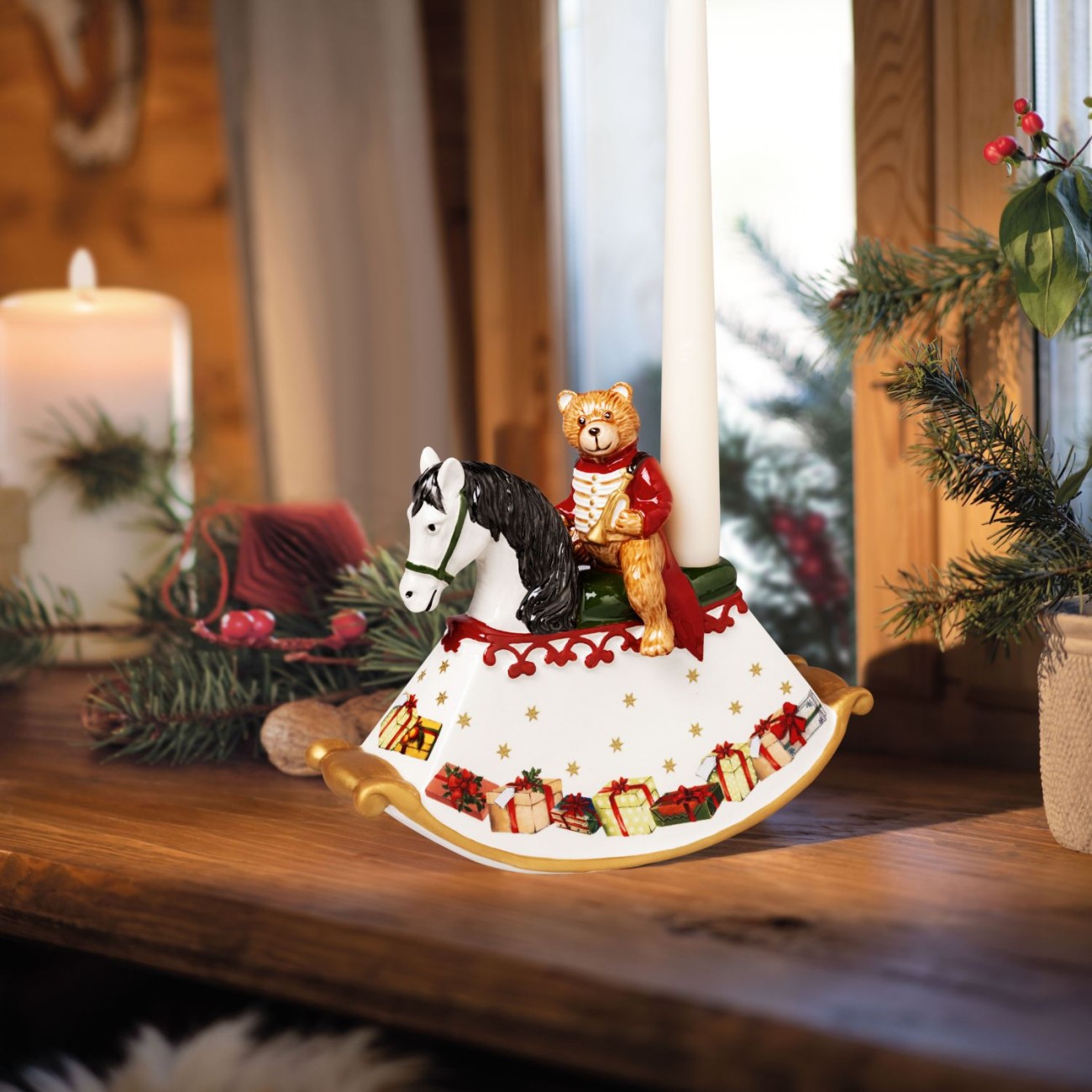 Villeroy & Boch Διακοσμητικό 21,5Χ9Χ17 εκ. Rocking Horse σειρά Christmas Toys Χριστουγεννιάτικα