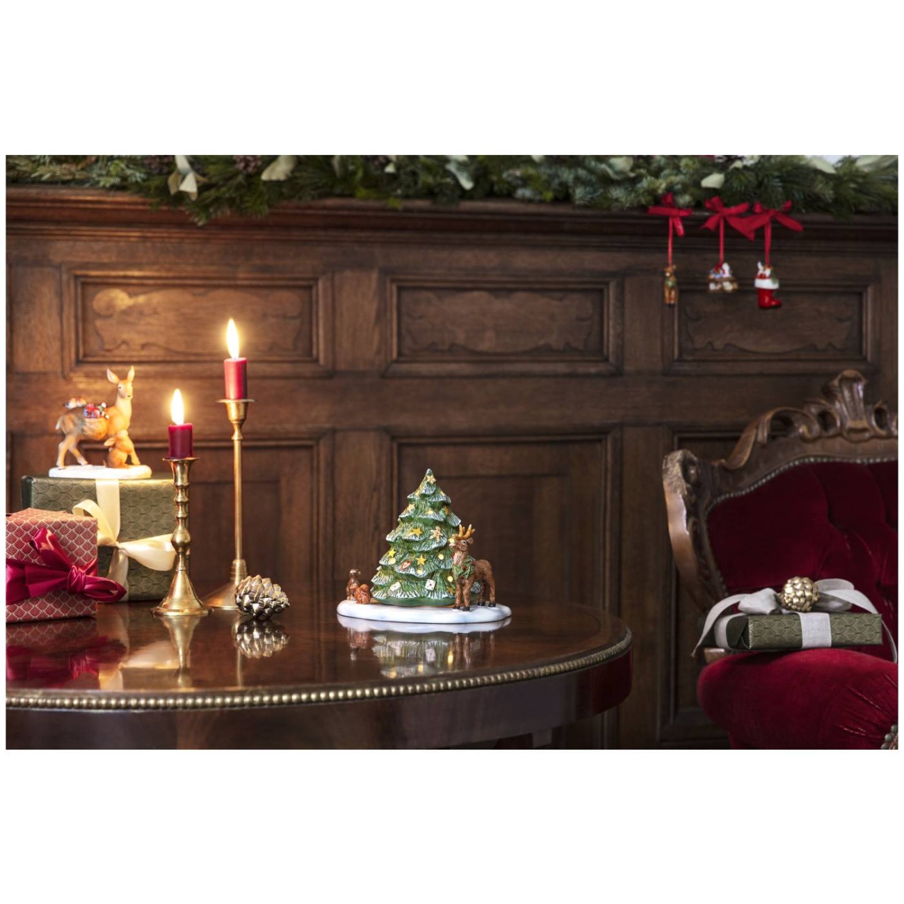 Villeroy & Boch Κηροπήγιο/Ρεσώ 23Χ17Χ17cm Christmas tree w.forest animals σειρά Christmas Toys 