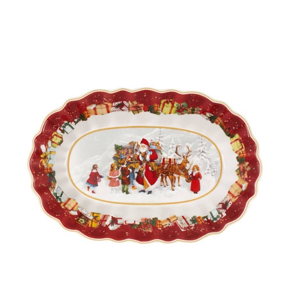 Villeroy & Boch Μπολ οβάλ μεγάλο 29x19x5,5 εκ. Santa and Kids σειρά Toy's Fantasy Villeroy & Boch Μπολ οβάλ μεγάλο 29x19x5,5 εκ. Santa and Kids σειρά Toy's Fantasy