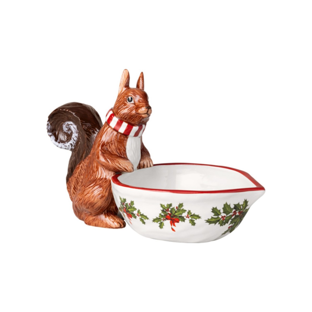 Villeroy & Boch Σκίουρος με μπολ 20Χ10Χ12 εκ. σειρά Toy's Fantasy Χριστουγεννιάτικα