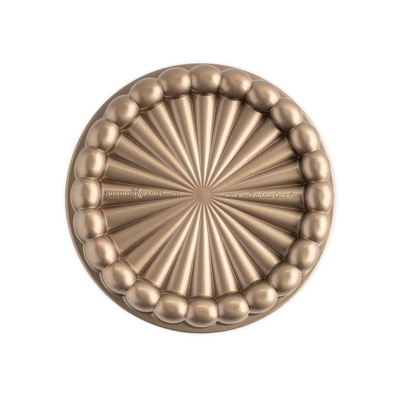 Nordic Ware Φόρμα για κέικ στρογγυλό Charlotte 22,5x6εκ. σειρά Toffee Φόρμες Κέικ