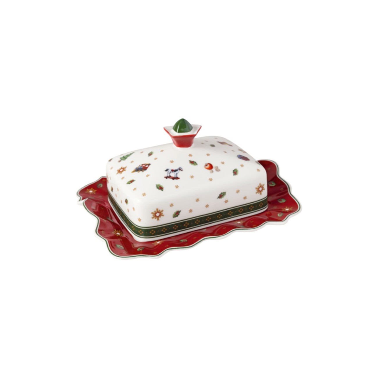 Villeroy & Boch Βουτυριέρα 19Χ16Χ11,5 εκ. σειρά Toy's Delight Χριστουγεννιάτικα