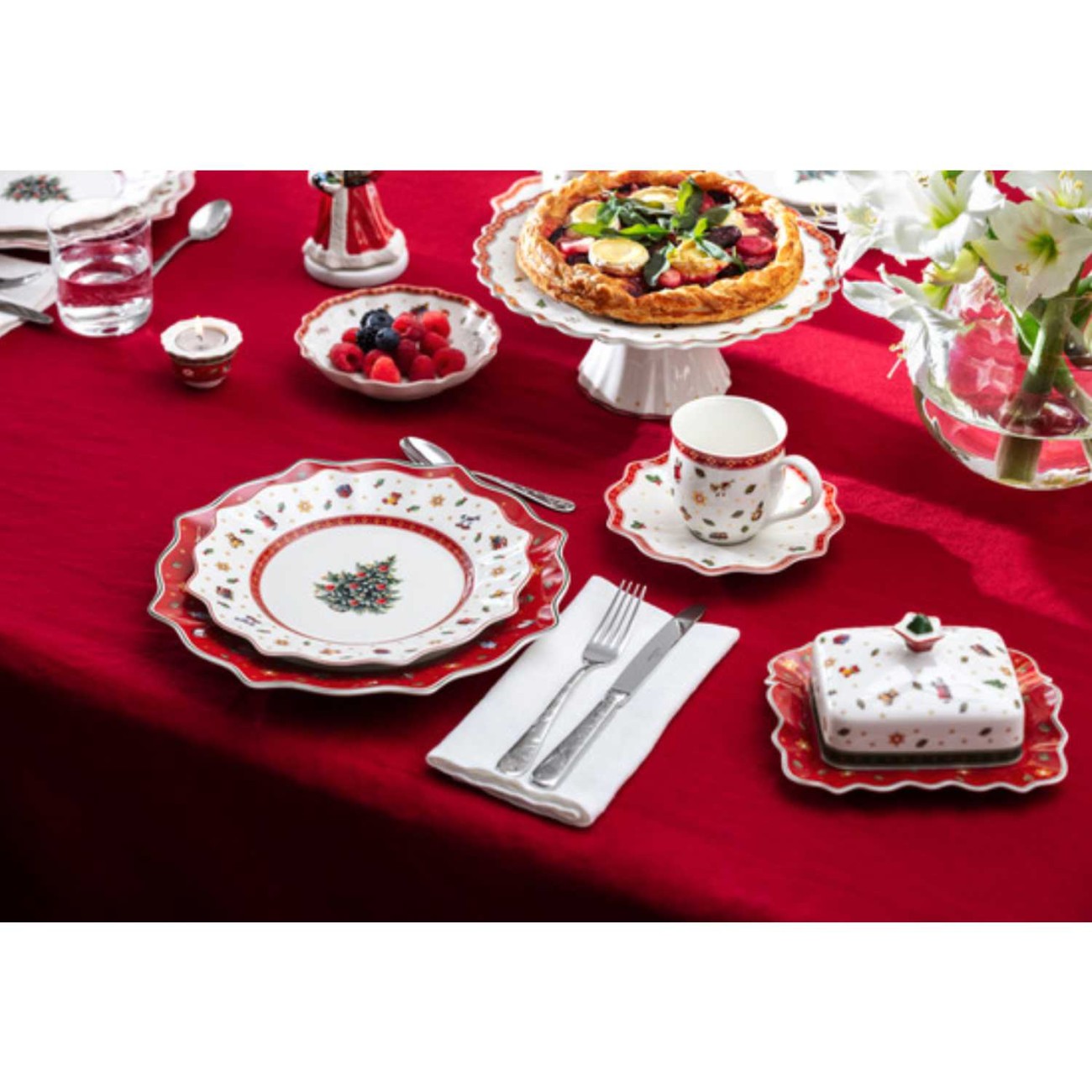 Villeroy & Boch Βουτυριέρα 19Χ16Χ11,5 εκ. σειρά Toy's Delight Χριστουγεννιάτικα