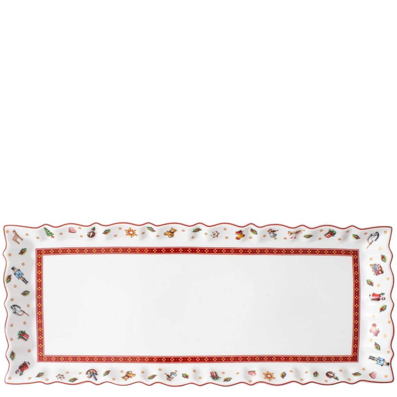 Villeroy & Boch Πιατέλα παραλληλόγραμμη 39Χ16cm σειρά Toy's Delight Χριστουγεννιάτικα