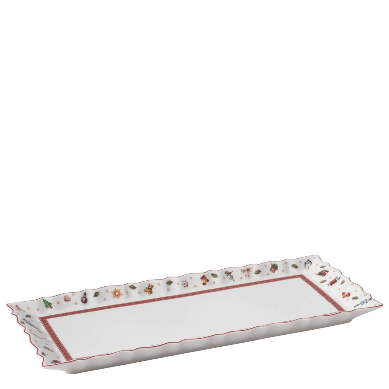 Villeroy & Boch Πιατέλα παραλληλόγραμμη 39Χ16cm σειρά Toy's Delight Χριστουγεννιάτικα