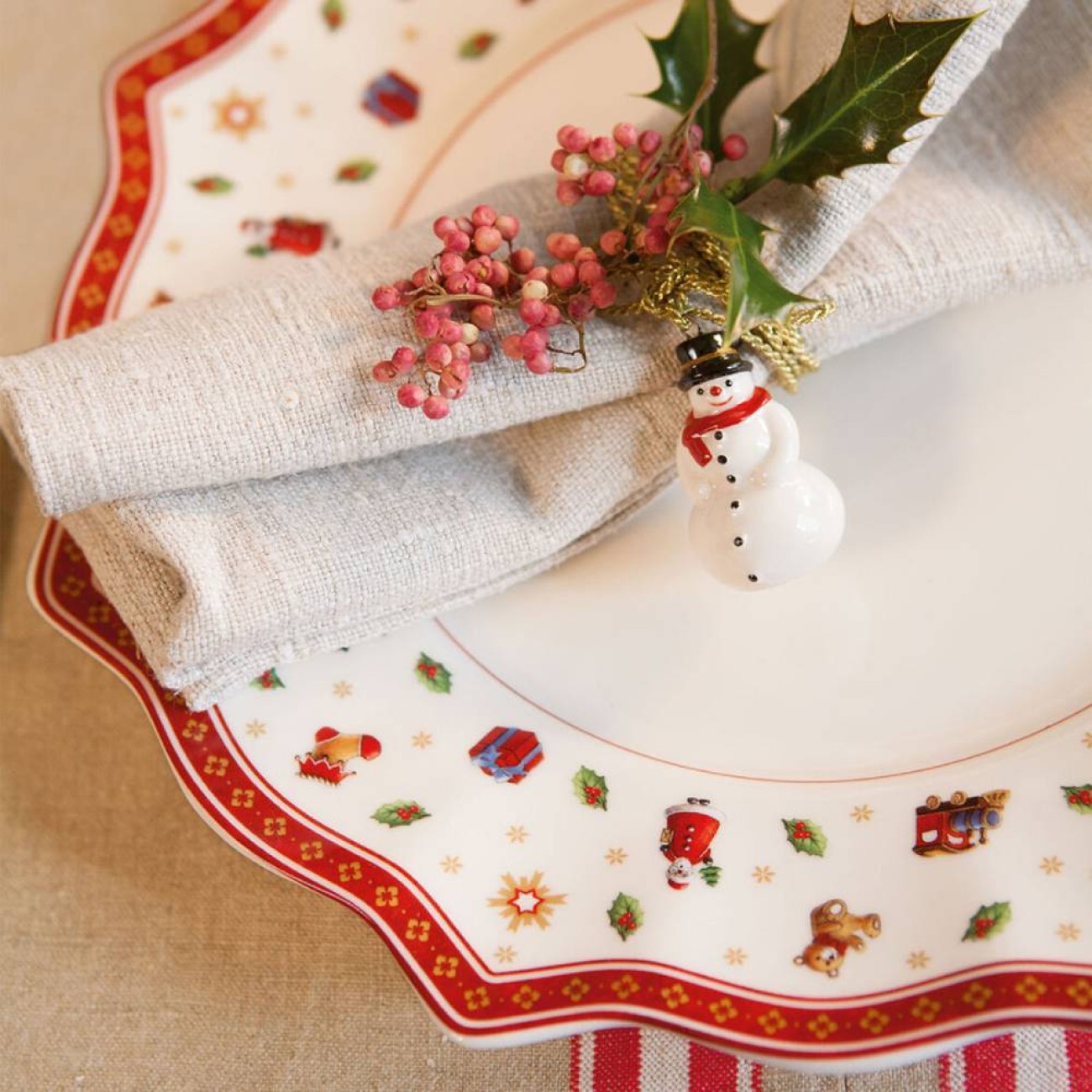 Villeroy & Boch Πιατέλα/πιάτο φαγητού 29cm σειρά Toy's Delight Χριστουγεννιάτικα