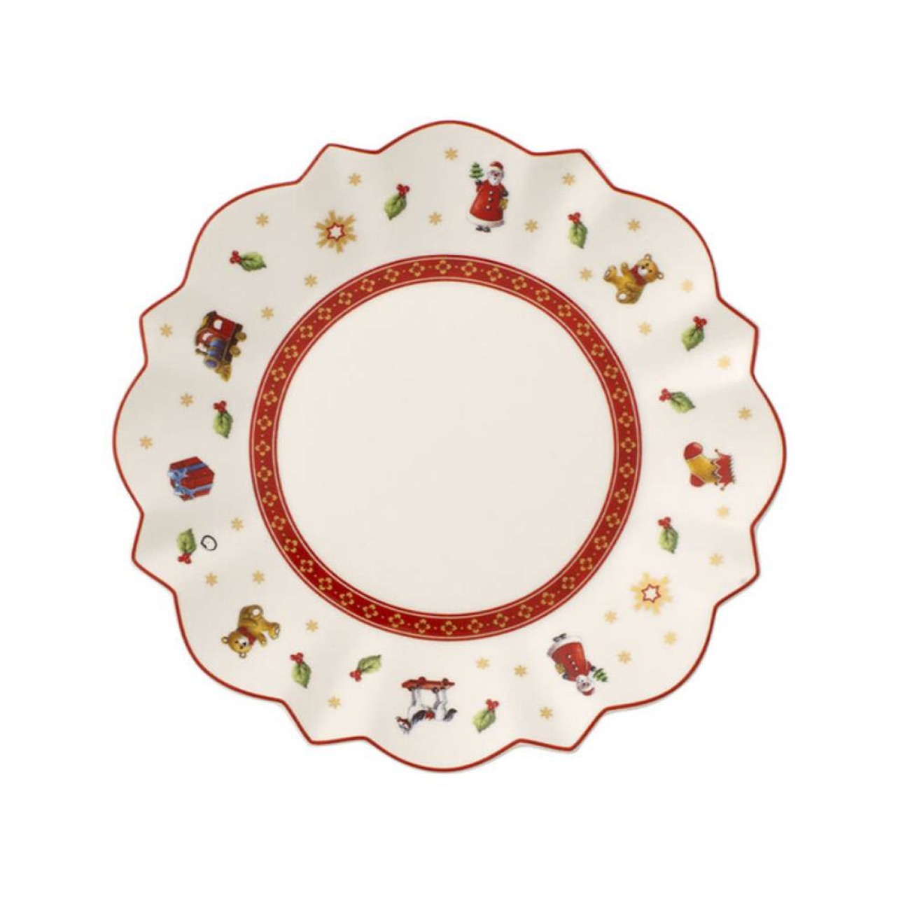 Villeroy & Boch Πιάτο 17 εκ. Λευκό σειρά Toys Delight Χριστουγεννιάτικα